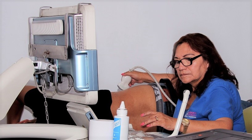 Dra Betty Cabrera, Radiologa en IMABEN